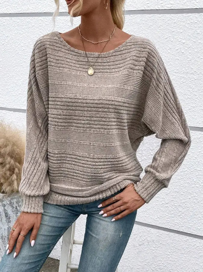 Ribbed Dolman Long Sleeve 5 colors