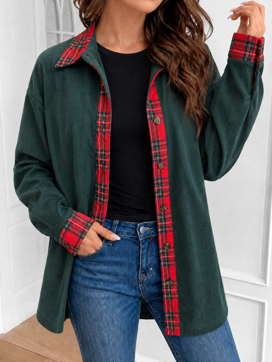 Corduroy Soft Button Up